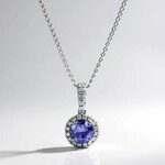 Collier en or et Tanzanite AAA (CIRARI)