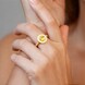 Gelber Beryll-Silberring