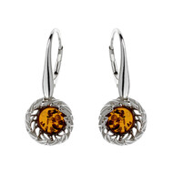 Baltic Amber Silver Earrings (dagen)