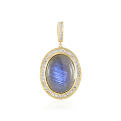 Labradorite Silver Pendant (Adela Silber)