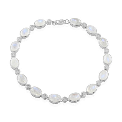 Blauer Mondstein-Silberarmband (KM by Juwelo)