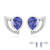 Orecchini in oro con Tanzanite AAA (de Melo Gold)