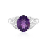 Anello in argento con Ametista