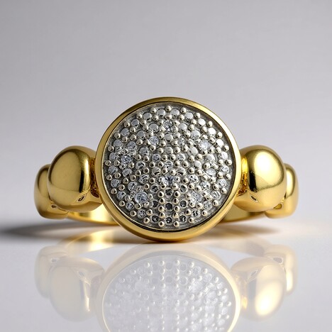 Anello in argento con Diamante I3 (I)