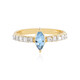 Anello in argento con Acquamarina Ofiki