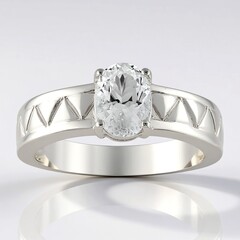 Anello in argento con Quarzo Herkimer