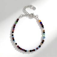 Brazalete en plata con Rubí Zoisite
