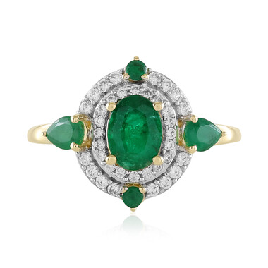 Sambia-Smaragd-Goldring