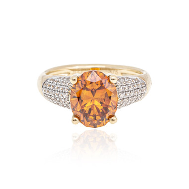 Anello in oro con Sfalerite