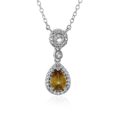 Collier en argent et Sphène