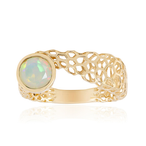 9K AAA Welo Opal Gold Ring (Ornaments by de Melo)