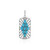 Sleeping Beauty Turquoise Silver Pendant (Faszination Türkis)