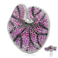 Gouden ring met roze saffieren (Nara Jewelry)