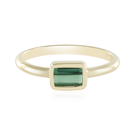 Bague en or et Tourmaline verte de Benedito (Adela Gold)