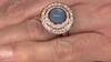 Anillo en plata con Ópalo azul (KM by Juwelo)