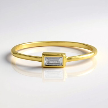 Bague en or et Diamant SI1 (G) (Annette)