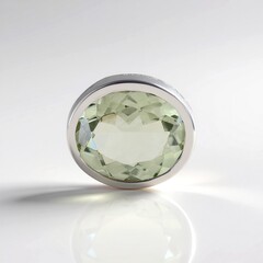 Ciondolo in argento con Ametista Verde
