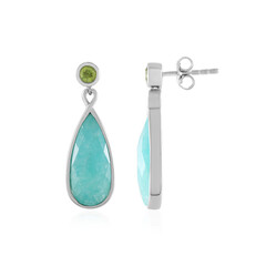 Boucles d'oreilles en argent et Amazonite (KM by Juwelo)