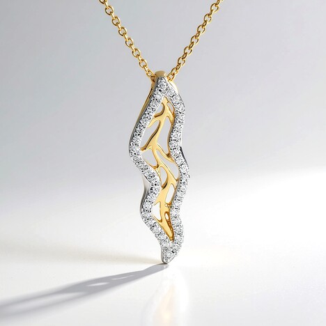 Collana in oro con Diamante Flawless (F) (LUCENT DIAMONDS)