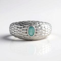 Anello in argento con Grandidierite (SAELOCANA)