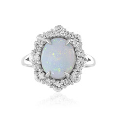 Australischer Opal-Silberring