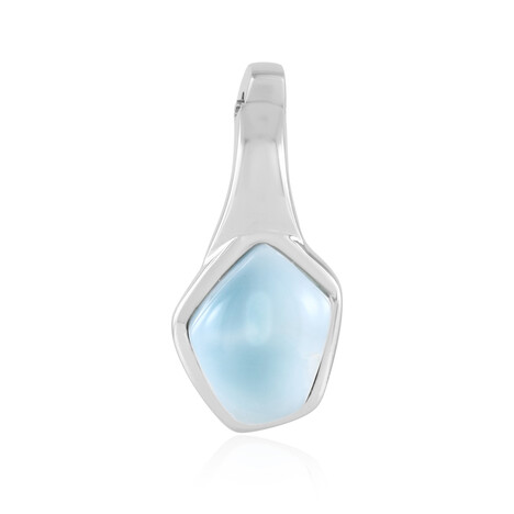 Zilveren hanger met een larimar (MONOSONO COLLECTION)