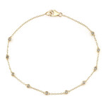Bracciale in oro con Diamante Cioccolato I2 (SUHANA)
