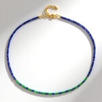 Collana in argento con Smeraldo Zambia (Riya)