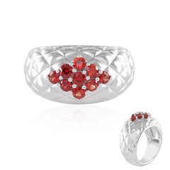 Anello in argento con Rubino Tanzania (de Melo)