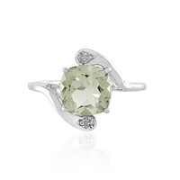 Anello in argento con Ametista Verde