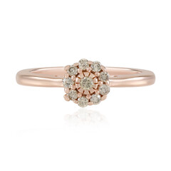Anillo en plata con Diamante chocolate I2