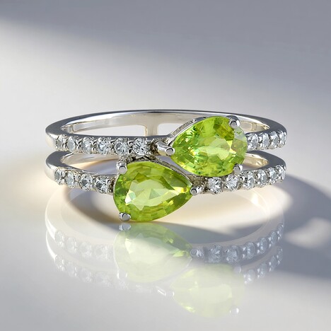 Anello in argento con Sfene