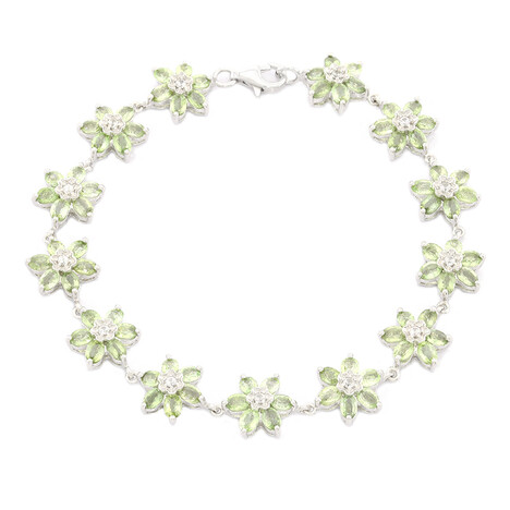 Paraiba Tourmaline Silver Bracelet