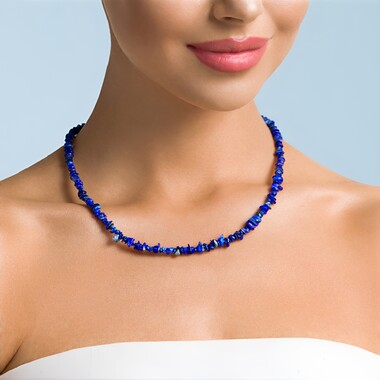 Collar en plata con Lapislázuli