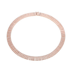 Collar en plata con Zircón (Adela Silber)