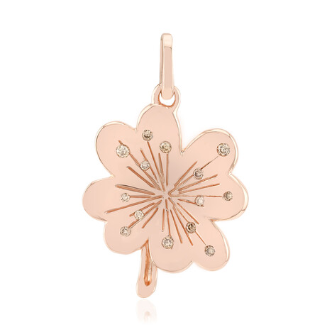 Ciondolo in argento con Diamante Argyle Rose de France I1 (Annette)