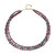 Black Freshwater Pearl Silver Necklace (Riya)