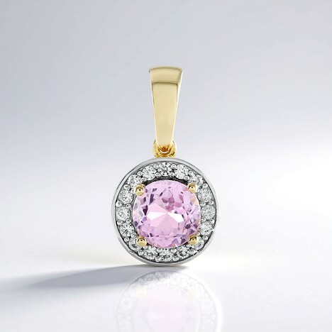 Ciondolo in argento con Kunzite