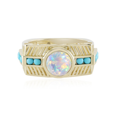Welo-Opal-Goldring (Ornaments by de Melo)