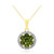 Collana in argento con Diopside Russo