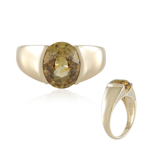 Bague en or et Zircon jaune (de Melo)