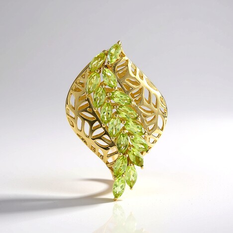 Ciondolo in oro con Peridoto (Ornaments by de Melo)