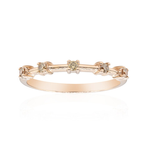 Bague en or et Diamant rose de France SI1 d'Argyle  (Annette)