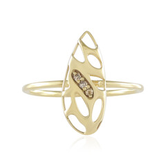 Anillo en oro con Diamante champán I2 (Ornaments by de Melo)