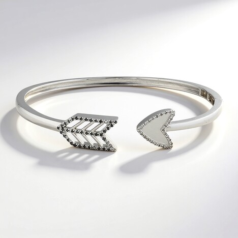 Bracelet en argent et Diamant champagne
