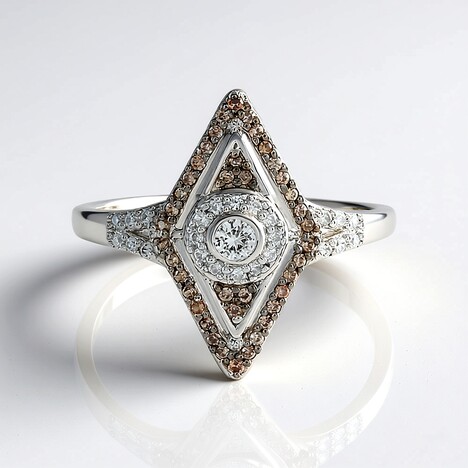 Anello in argento con Zircone