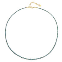 Collana in argento con Diamante Blu