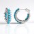 Orecchini in argento con Turchese Sleeping Beauty (Dallas Prince Designs)
