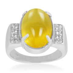 Anello in argento con Aragonite Capillitas