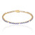 Bracciale in oro con Tanzanite AAA